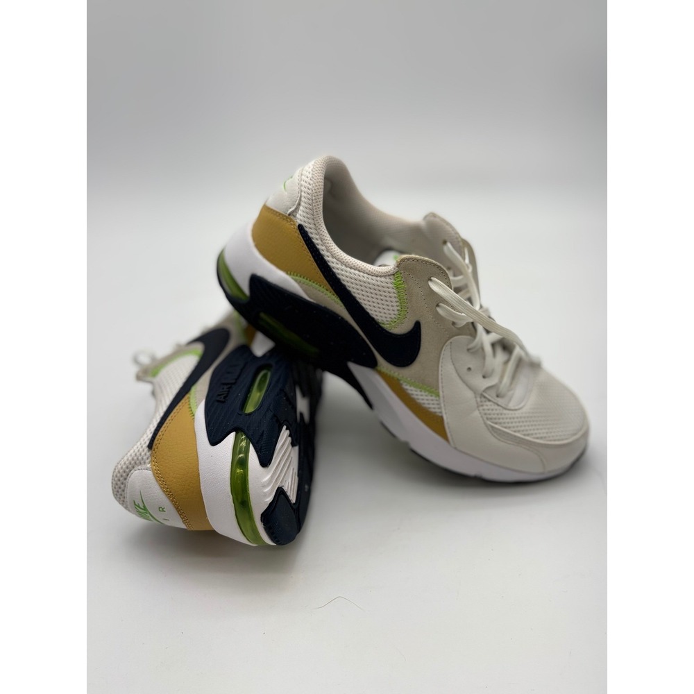 Nike‎ Air Max Excee Mens Sail Navy Mustard Lime Green Sneakers CD4165-114